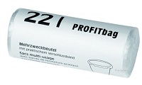Mehrzweckbeutel 22 Liter Verschlussband / 1 Kart. à 30 Rl.