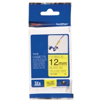 Schriftband für P-touch TZe-631 12mm breit schwarz/gelb