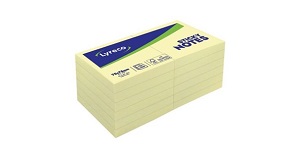 Haftnotizen Lyreco, 75x75 mm Lyreco/1 Stück=1 Blöckli à 100 Blatt