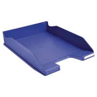 Briefkorb Biella blau, A4 flach