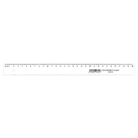 Massstab Grafonorm Plexigum 30 cm, transparent