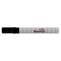 Whiteboard- und Flipchart Marker Berec Rundspitze Strichbreite 1-4 mm schwarz