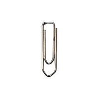 Büroklammern, 32 mm silber, Lyreco Packung à 1000 Stück, BUDGET