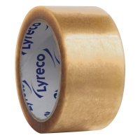 Verpackungsband Lyreco 50 mm x 66 m transparent
