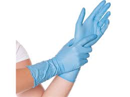 Nitril Handschuhe EXTRA lang blau XL - 1 Pack à 100 Stück