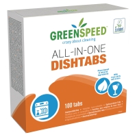 Geschirrspültaps Greenspeed All in One 1 Packung à 100 Stück, zitronenduft