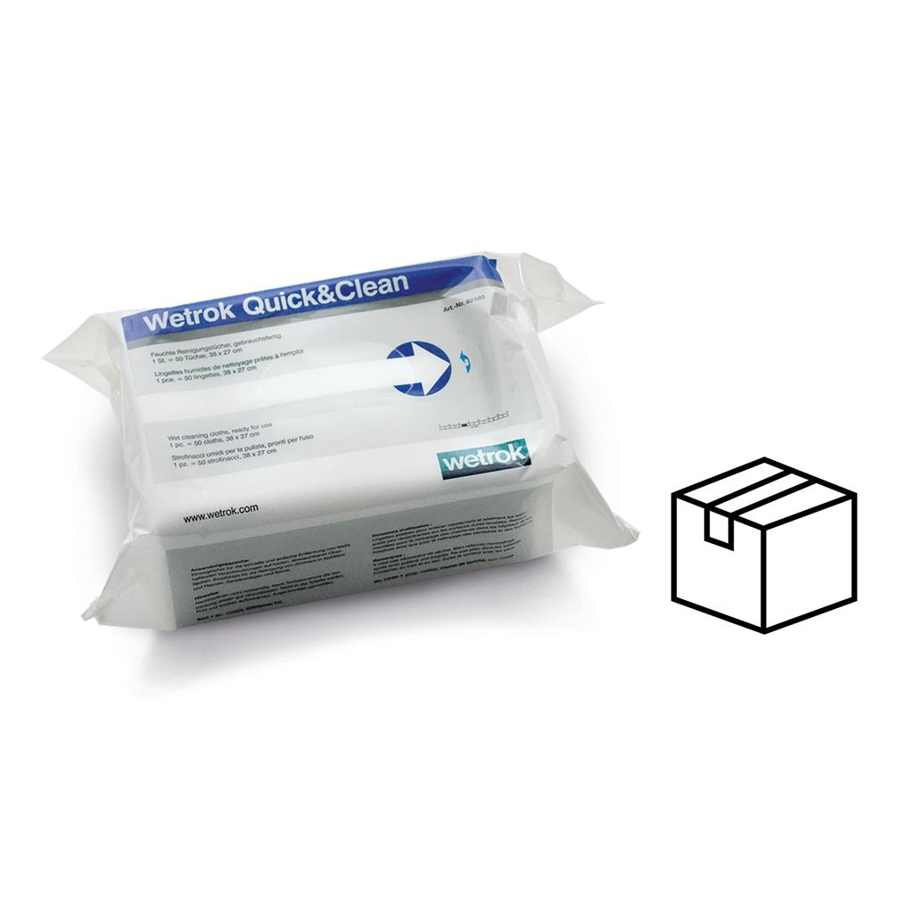 QUICK&CLEAN 50, 38X27CM 1 Karton = 12 Pack