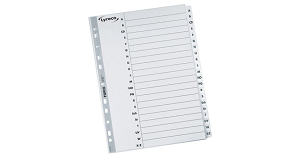 Register A4 Karton Lyreco A-Z