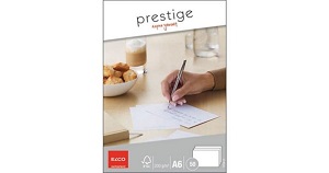 Schreibkarte A6 weiss 200g 1 Pack = 50 Karten