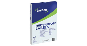 Etiketten 105 x 42,3 mm Lyreco 1 Schachtel à 100 Bögen