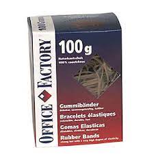 Gummibänder  100 g Ø-Länge 80mm x 1.3mm Dicke
