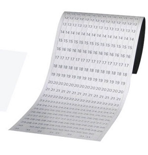 Datumsstreifen DS703A für JetKalender für JetKalender JK703,selbstklebend