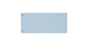 Trennstreifen 105x240mm Biella blau Pack à 100, Karton 190 g/m2,