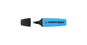  Leuchtmarker Stabilo Boss BLAU,Keilspitze, Strichbreite 2-5 mm