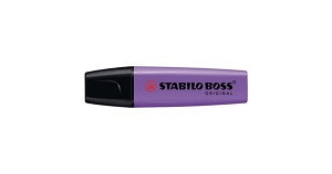  Leuchtmarker Stabilo Boss LAVENDEL,Keilspitze, Strichbreite 2-5 mm