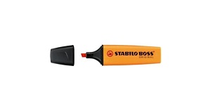  Leuchtmarker Stabilo Boss ORANGE,Keilspitze, Strichbreite 2-5 mm