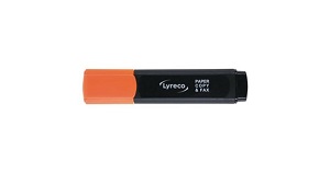 Leuchtmarker Lyreco ORANGE,  Keilspitze, Strichbreite 1-5