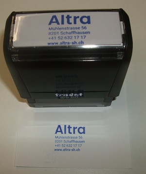 Altra Logo Stempel Trodat Printy 4913 58 x 22 mm, personalisierbar