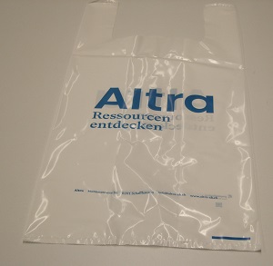 Plastik Tragtasche Altra 29x20x50 cm