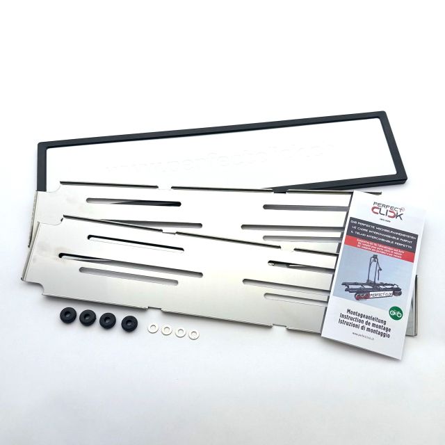 Set pour porte-vélos plastique noir format horizontal