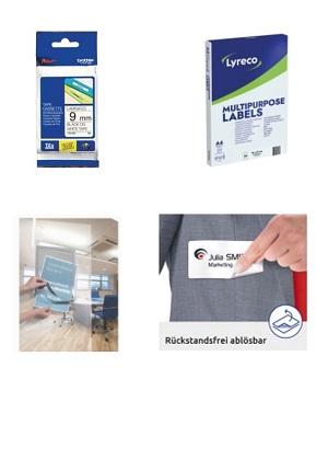 ETIKETTEN, BESCHILDERUNG UND KENNZEICHNUNG